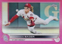 Harrison Bader 2022 Topps Chrome Pink Series Mint Card #31

