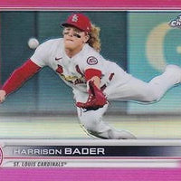 Harrison Bader 2022 Topps Chrome Pink Series Mint Card #31