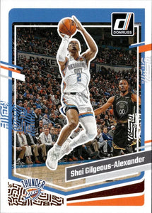 Shai Gilgeous-Alexander 2023 2024 Panini Donruss Series Mint Card #40