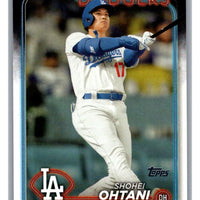 Los Angeles Dodgers 2024 Topps 17 Card Hand Collated Team Set with First Shohei Ohtani Card #LAD-3 Plus
