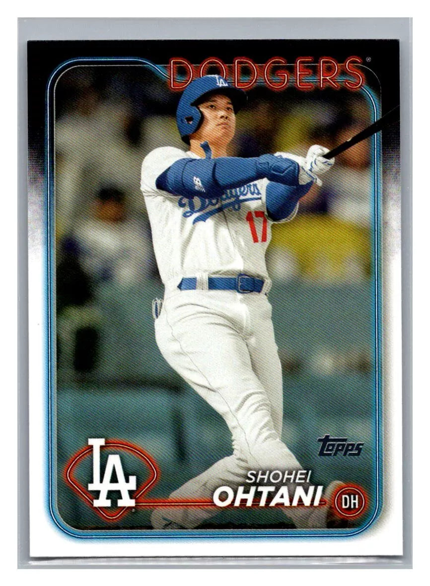 Los Angeles Dodgers 2024 Topps 17 Card Hand Collated Team Set with First Shohei Ohtani Card #LAD-3 Plus