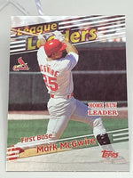 Mark McGwire 1998 Topps League Leaders Series Mint Card #223
