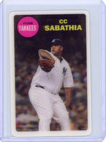 CC Sabathia 2012 Topps Archives 1968 3D Series Mint Card
