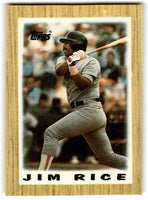 Jim Rice 1987 Topps Mini Leader Series Mint Card #44
