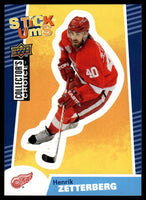 Henrik Zetterberg 2009 2010 Collector's Choice Stick Um's Card #SU10
