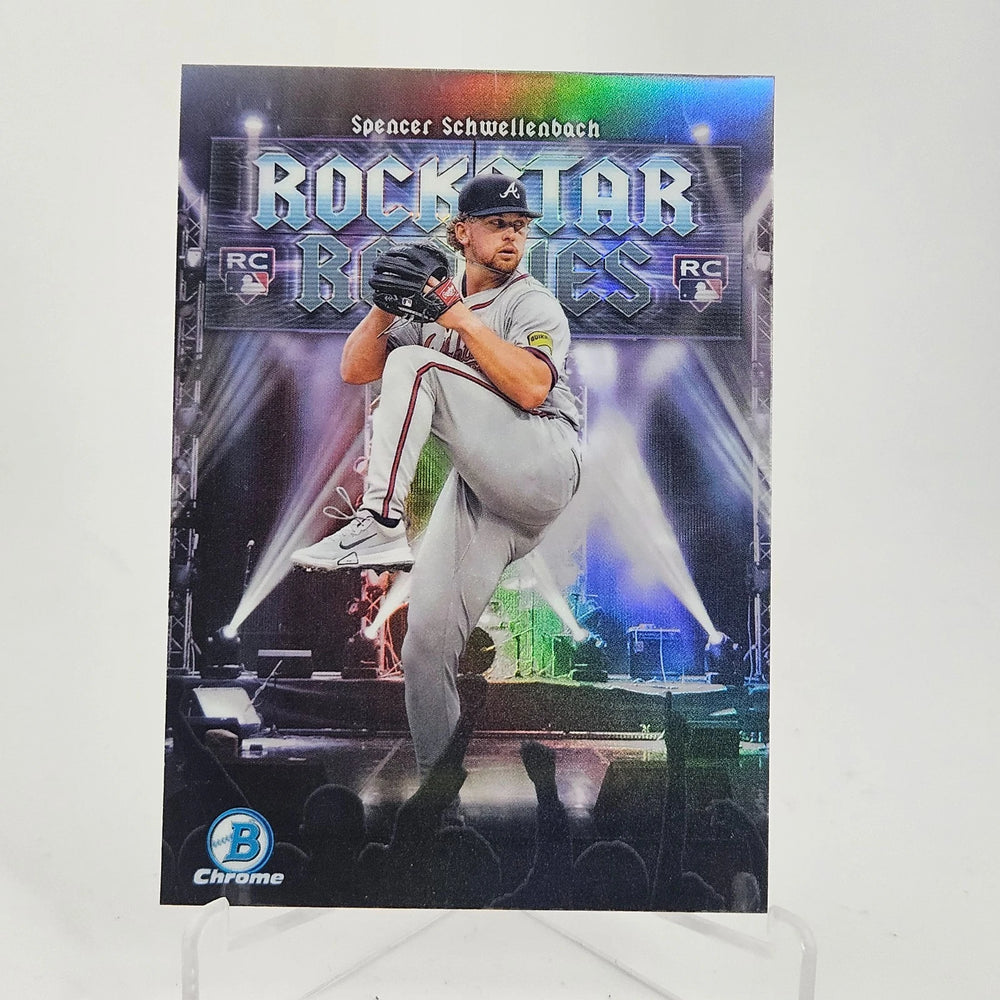 Spencer Schwellenbach 2025 Bowman Chrome Rockstar Series Mint Rookie Card #RR-19