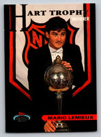 Mario Lemieux 1993 1994 Stadium Club Card #143
