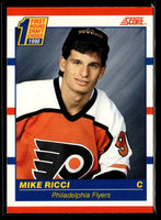Mike Ricci 1990 1991 Score Card #433
