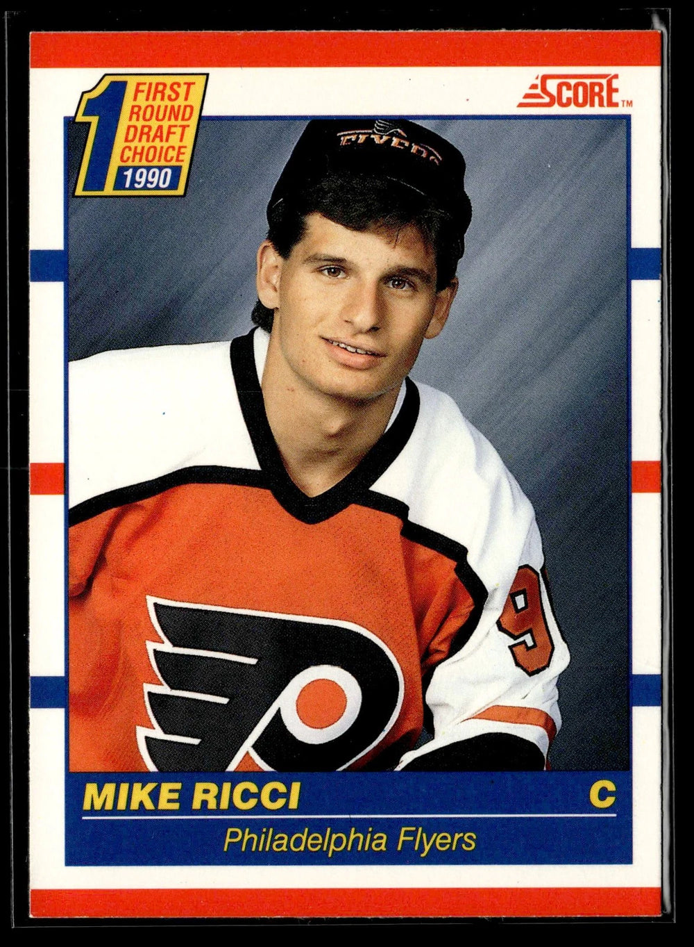 Mike Ricci 1990 1991 Score Card #433