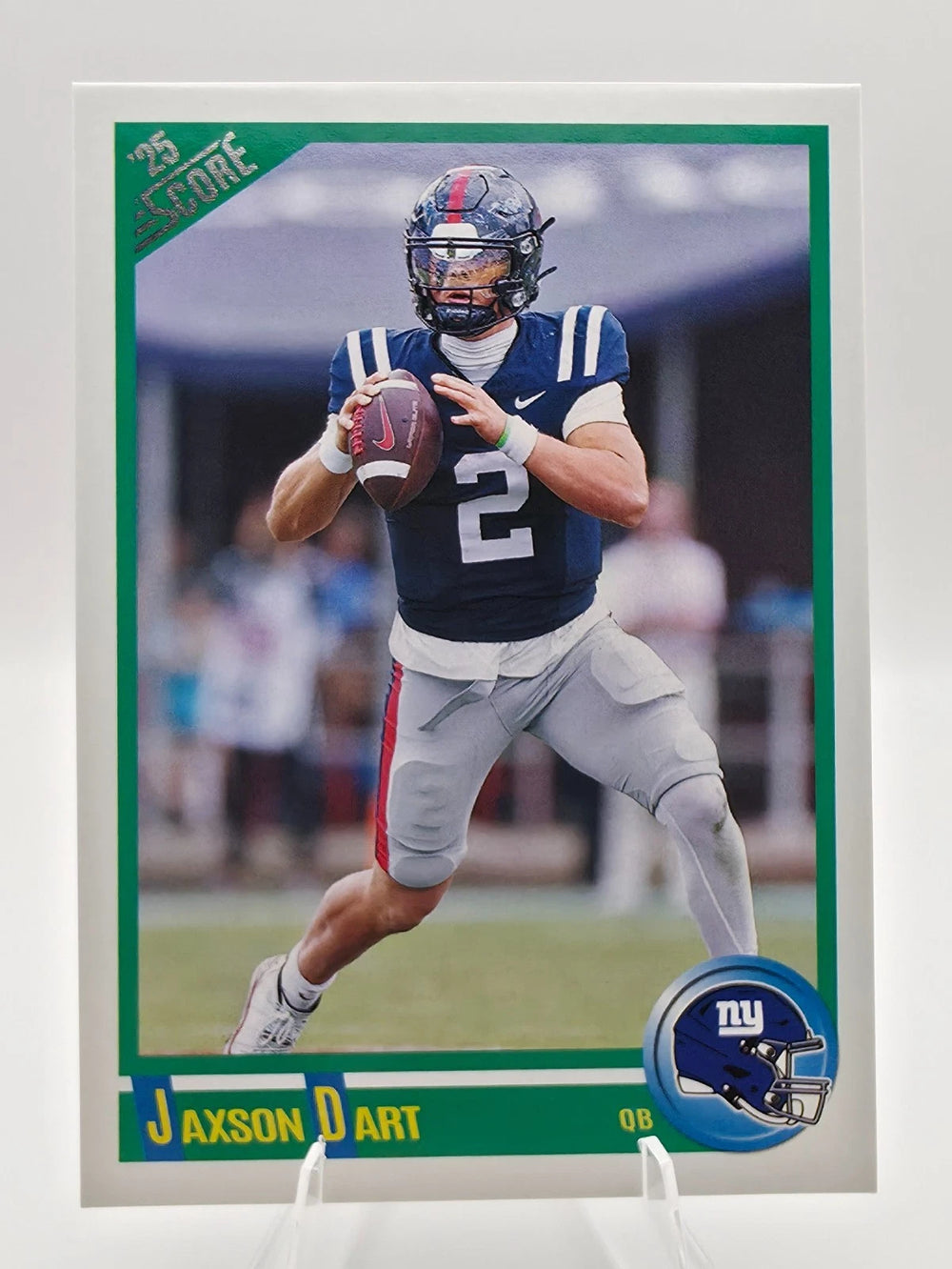 Jaxson Dart 2025 Score Anniversary Rookies Series Mint Card #9