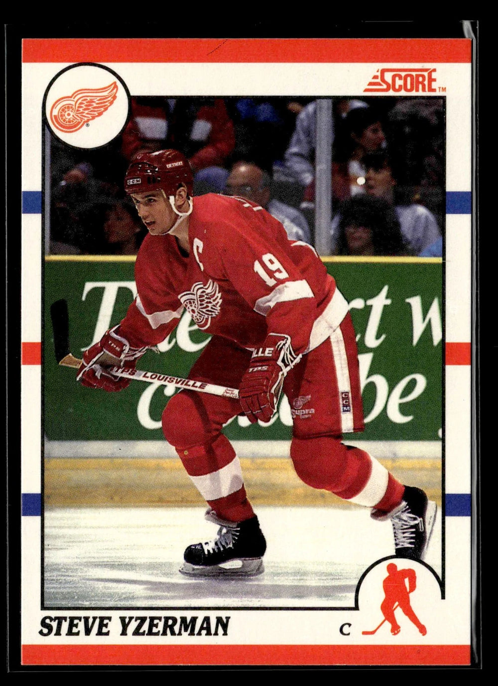 Steve Yzerman 1990 1991 Score Card #339