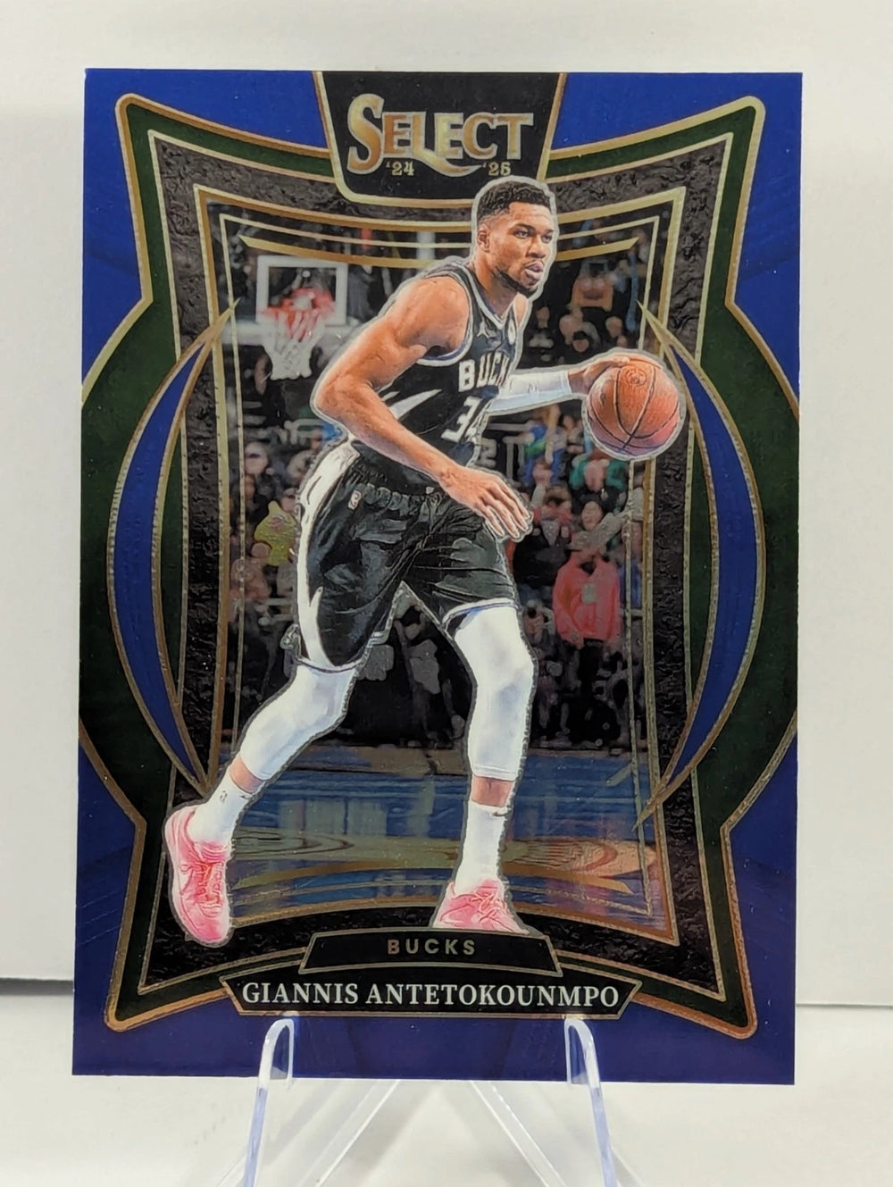 Giannis Antetokounmpo 2024 2025 Panini Select Concourse Blue Series Mint Card #43