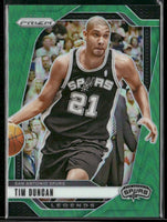 Tim Duncan 2024 2025 Panini Prizm Green Series Mint Card #297
