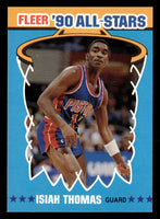Isiah Thomas 1990 1991 Fleer All Star Sticker Series Mint Card #6
