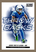 Jaxon Smith-Njigba 2025 Score Throw Backs Series Mint Insert Card #5
