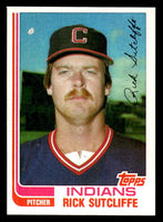 Rick Sutcliffe 1982 Topps Traded Series Card #116T
