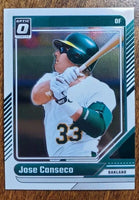 Jose Canseco 2024 Panini Donruss Optic Series Mint Card #90
