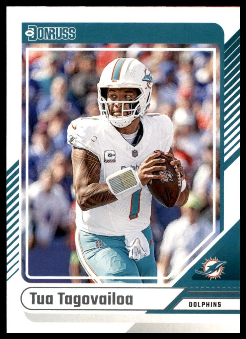 Tua Tagovailoa 2024 Donruss Series Mint Card #90