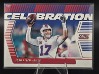 Josh Allen 2025 Score Celebration Series Mint Insert Card #C-JAL
