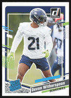 Devon Witherspoon 2023 Donruss Series Mint Rookie Card #389
