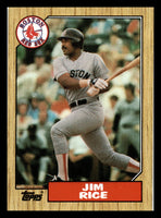 Jim Rice 1987 Topps Series Mint Card #480

