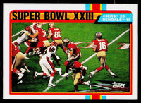 Joe Montana 1989 Topps Super Bowl Series Mint Card #1
