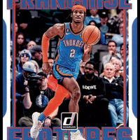 Shai Gilgeous-Alexander 2023 2024 Panini Donruss Franchise Features Series Mint Card #18