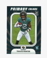 Travis Hunter 2025 Optic Football Primary Colors Mint Rookie Card #3
