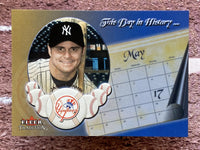 Jason Giambi 2002 Fleer Tradition Update This Day In History Series Mint Card #U11
