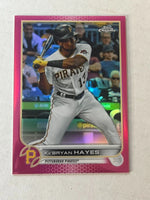 Ke'Bryan Hayes 2022 Topps Chrome Pink Refractor Series Mint Card #98
