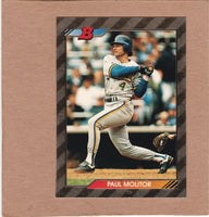 Paul Molitor 1992 Bowman Gold Foil Series Mint Card #645
