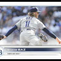Shane Baz 2022 Topps Rookie Image Variations Series Mint Card #421