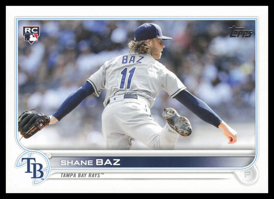 Shane Baz 2022 Topps Rookie Image Variations Series Mint Card #421