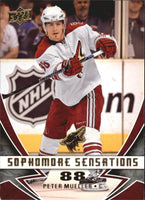 Peter Mueller 2008 2009 Upper Deck Sophomore Sensations Card #SS6
