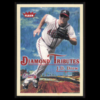 J.D. Drew 2005 Fleer Tradition Diamond Tributes Series Mint Card #22DT
