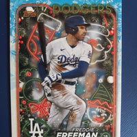 Freddie Freeman 2024 Topps Holiday Series Mint Card #H56