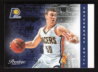 Tyler Hansbrough 2012 2013 Panini Prestige Mint Card #62
