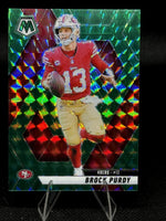 Brock Purdy 2025 Mosaic Green Series Mint Card #221
