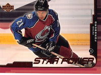 Peter Forsberg 1999 2000 Upper Deck Star Power Series Mint Card #154
