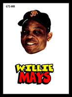 Willie Mays 2012 Topps Archives Sticker Series Mint Card #67S-WM
