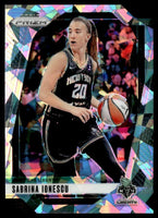 Sabrina Ionescu 2024 2025 Panini Prizm Cracked Ice Series Mint Card #17
