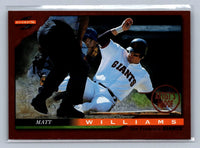 Matt Williams 1996 Score Dugout Artist's Proof Series Mint Card #56
