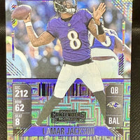 Lamar Jackson 2024 Panini Contenders Season Ticket Mojo Series Mint Card #7