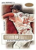 Pedro Martinez 2003 Hot Prospects Cream of the Crop Series Mint Card #15
