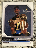 Shai Gilgeous-Alexander 2025 Panini Instant NBA Champions Series Mint Card #5
