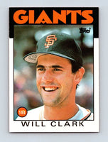 Will Clark 1986 Topps Traded Series Mint Rookie Card #24T
