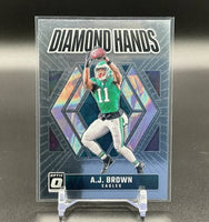 A.J. Brown 2024 Panini Donruss Optic Diamond Hands Series Mint Card #9
