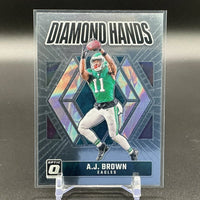 A.J. Brown 2024 Panini Donruss Optic Diamond Hands Series Mint Card #9