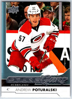 Andrew Poturalski 2017 2018 Upper Deck Young Guns Card #483
