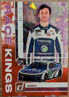 Daniel Suarez 2025 Panini Donruss Race Kings Red Cracked Ice Card
